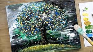 See more ideas about abstract, tree art, art inspiration. Easy Abstract Painting Technique For Beginners Tree In Darkness Youtube