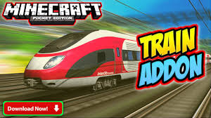 A full train will appear in minecraft pocket edition for two passengers if you download this funny. Train Mod For Minecraft Pe Train Addon For Mcpe Youtube