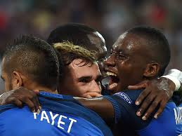 France, the tournament hosts, will play portugal in sunday's final. Germany Vs France Euro 2016 Match Report Antoine Griezmann Double Seals Historic Win Over Neighbours The Independent The Independent