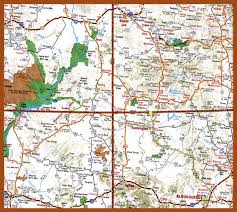 Four Corners Roadmap Land Of Enchantment American Southwest Southwest Desert