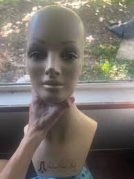 Vintage 1960's Mannequin Head Bust by Fashion Tress Inc.