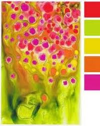 Tertiary Color Scheme Paintings Art Abstract Art Abstract