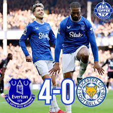 FT: Everton 4-0 Leicester City....