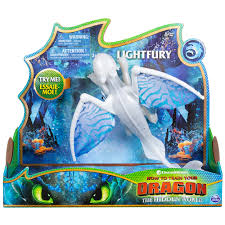 Dreamworks Dragons Lightfury Deluxe Dragon With Lights And Sounds For Kids Aged 4 And Up Walmart Com How Train Your Dragon Dragon Toys How To Train Your Dragon