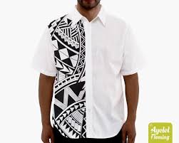 Black And White Button Up Shirt Mens Polynesian Shirt Samoan Hawaiian Shirt Men Black White Button Up Shirt Men Xs 5xl In 2020 Short Sleeve Dress Shirt Men Mens Shirt Dress Mens Shirts