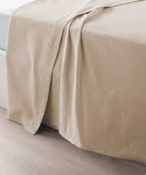 Drap plat flanelle 2 personnes. Drap Plat Linge De Lit Damart