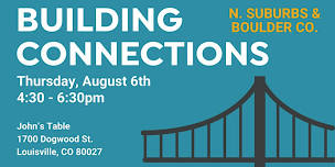 August Building Connections Networking Event