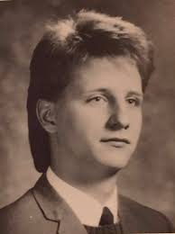 Lisa Goulette Durham and I were going through her 1984 Mt Clemens HS  yearbook and we ran across the Kurt Marschke and Chris Moore senior photos.  Enjoy, Crossed Wire devotees.