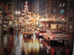 Downtown Kansas City During Christmas Circa 1950s Kansas City Missouri Kansas City Kansas City Downtown