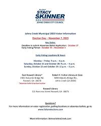 Profile for Stacy Skinner Johns Creek City Council Post 2