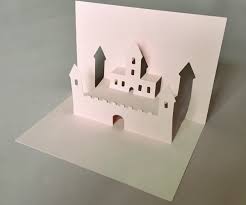 Will it be a fairy princess castle? Castle Pop Up Card Template Easy Diy Paper Craft Project Paper Craft Projects Pop Up Card Templates Diy Pop Up Card