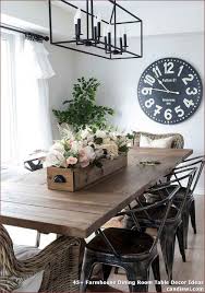 45 Farmhouse Dining Room Table Decor Ideas Modern Farmhouse Dining Room Farmhouse Dining Rooms Decor Modern Farmhouse Dining