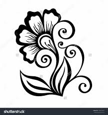 Easy Pencil Drawings Of Flowers And Vines Google Search Pencil Drawings Of Flowers Flower Drawing Simple Flower Design