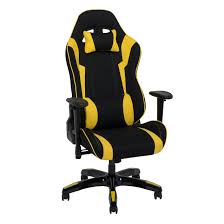 high back ergonomic black and yellow gaming desk chair workspace work space chair desk chair corliving