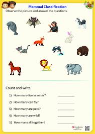 Invertebrates are animals that do not have a spine, or backbone. Animal Kingdom Activity Worksheet Mammal Classification Classmonitor
