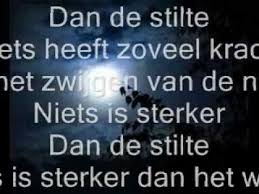 We zijn nog hier en altijd weer. Stef Bos De Stilte Lyrics Youtube