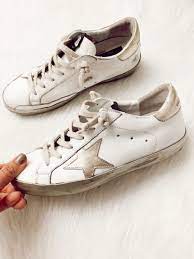 Why Golden Goose Sneakers Are Worth Every Penny How I Tie The Laces The Real Fashionista Golden Goose Sneakers Studded Sneakers Girls Sneakers