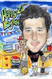 Local Durban caricatures drawings by Melanie