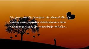 (korus) bila ku sedari diri disayangi langkah kaki ini semakin berani bila terkeliru ku ucap namamu, terasa diriku kembali dipandu. Ukays Bila Diri Disayangi Cover Lagu Jiwang