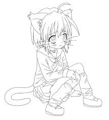 Instead of expensive concoctions, make your own cat repellent to get the job done. Human Kitten Anime Coloring Pages Byo Cosplay