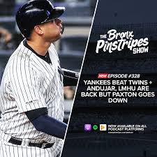 Andujar has been out of the yankees lineup since injuring his shoulder on april 1. The Bronx Pinstripes Show Yankees Mlb Podcast Yankees Beat Twins Andujar Lmhu Are Back But Paxton Goes Down