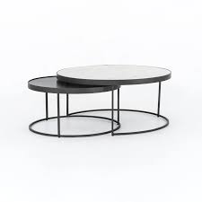 Evelyn Round Nesting Coffee Table France Son In 2020 Nesting Coffee Tables Round Nesting Coffee Tables Coffee Table
