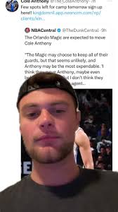 Cole Anthony Summer Camp