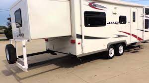 Tent rear bed roo travel trailer ,48 l x 78 w x 40 h direct 2 u sku # 2978. Nice Clean 25 2007 Kz Jag 25 Rear Slide Front Quad Bunks Sleeps 10 Zoomersrvindiana Youtube