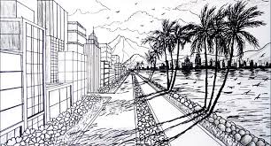 Desain interior dua titik lenyap.dengan adanya dua lantai membagi area akan terasa lebih mudah. Pengertian Dan Teknik Menggambar Perspektif Untuk Pemula Dzargon