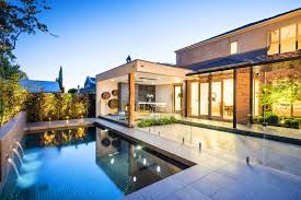The Best Backyards In Melbourne Melbourne Girl Pool Landscape Design Concrete Swimming Pool Outdoor Living