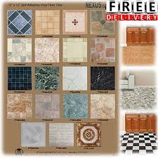 vinyl floor tile self adhesive 12x12