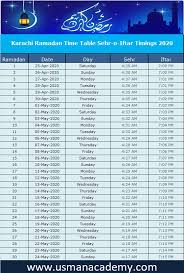 Ramadan calendar 2017 pakistan will also show you nearby mosque & qibla direction. Ramadan 2020 Timings Calendar Download Schedule Ramazan Sehar O Iftar Timetable 2020