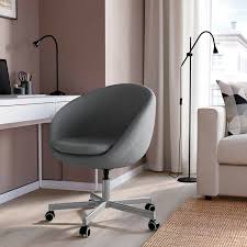 Loberget Blyskar Swivel Chair White Ikea Swivel Chair Ikea Desk Chair Home Office Chairs