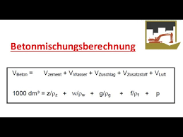 Das könnte sie auch interessieren: Mischungsentwurf Beton Beispielrechnung Youtube