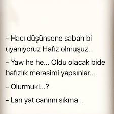 Ayse Kara Adli Kullanicinin Hafiz Hafize Panosundaki Pin Guzel Soz Komik Komik Seyler