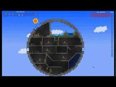 Terraria House Space Station Terrarium Terraria Memes Minecraft Blueprints