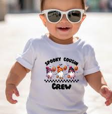 Cousin Crew Halloween Shirts for Girls & Boys, Sibling Matching Halloween  Tee, Spooky Season Toddler Shirt, Matching Family Halloween Shirts