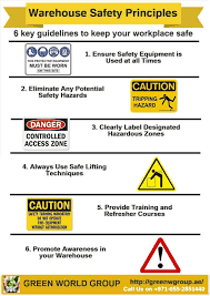 The warehouse health and safety regulations are similar to those in many other industries, but they may differ depending on other factors, such as with the right warehouse health and safety policies and measures in place, your workforce will be able to go about their job in the safest way possible. 6 Key Guidelines To Warehouse Safety Principles Health And Safety