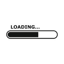 Loading Bar Icon In Trendy Flat Design Ad Icon Bar Loading Design Flat Ad Desain