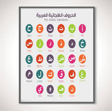 Alif2yaa Arabic Alphabet Wall Chart