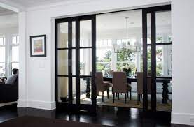 40 Stunning Sliding Glass Door Designs For The Dynamic Modern Home Dining Room Contemporary Glass Doors Interior Transitional Dining Room