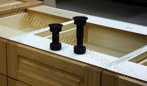 Frameless Base Cabinet Adjustable Plastic Legs Frameless Cabinets Diy Cabinets Cabinet Plans