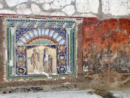 Ruins Of Ercolano Pompeii Herculaneum In Ancient Times