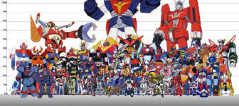 Super Robots And Giant Mecha Sized Up