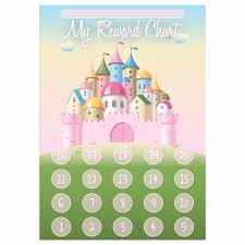 A3 Princess Castle Reward Chart And 35 Matching Stickers