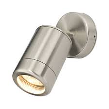 Cheap spotlights, buy quality lights & lighting directly from china suppliers name: 35w Brushed Stainless Steel Barracuda Adjustable Wall Spotlight Outdoor Wall Lights Screwfix Com