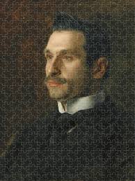 Portrait of Francesco Romano Jigsaw Puzzle