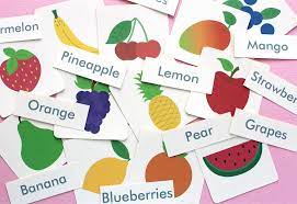 Free Printable Fruit Flash Cards And Matching Cards Mockeri Printables Free Kids Flashcards For Kids Flashcards For Toddlers