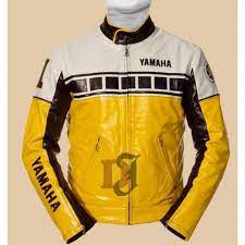 Yamaha Motorcycle Yellow Leather Racing Jacket Leatherjacketsformenyellow