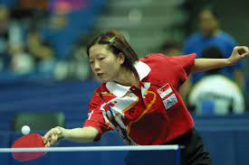 Toa payoh south cc (1 table tennis room made of squash court) if you love the kampung spirit and want to play with various friendly table tennis enthusiasts, just grab your racket and go: Li Jiawei Singapore National Olympic Council